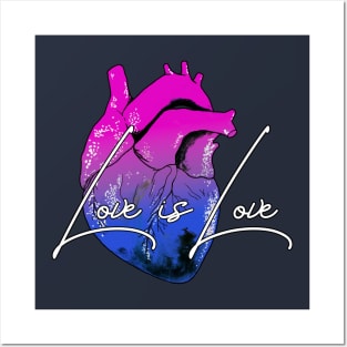 Love is Love BiSexual Posters and Art